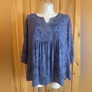 Catherines Plus Size Women’s Babydoll Top Size 3X